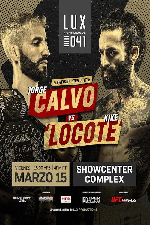 LUX Fight League 041 постер