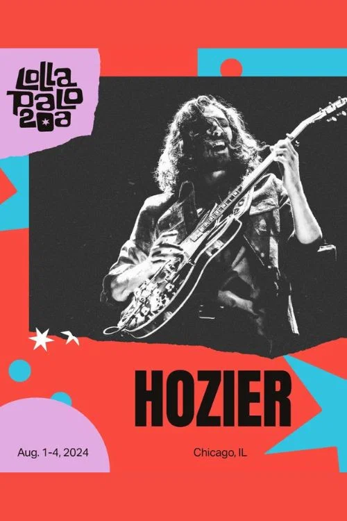 Hozier - Live at Lollapalooza Chicago 2024 постер