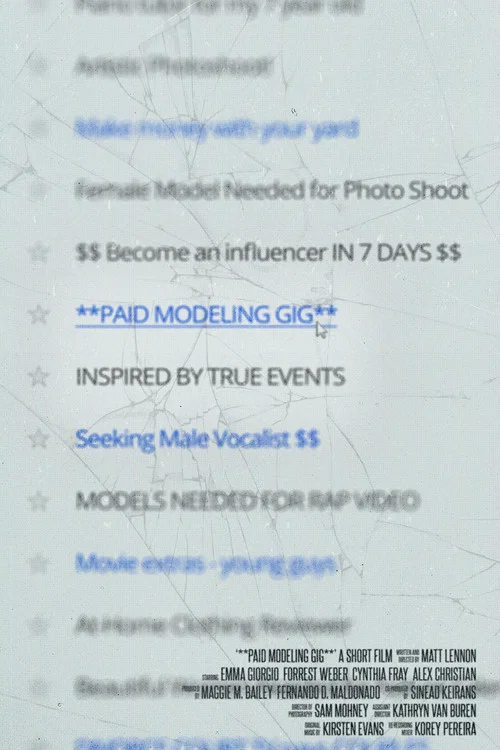 **PAID MODELING GIG** постер
