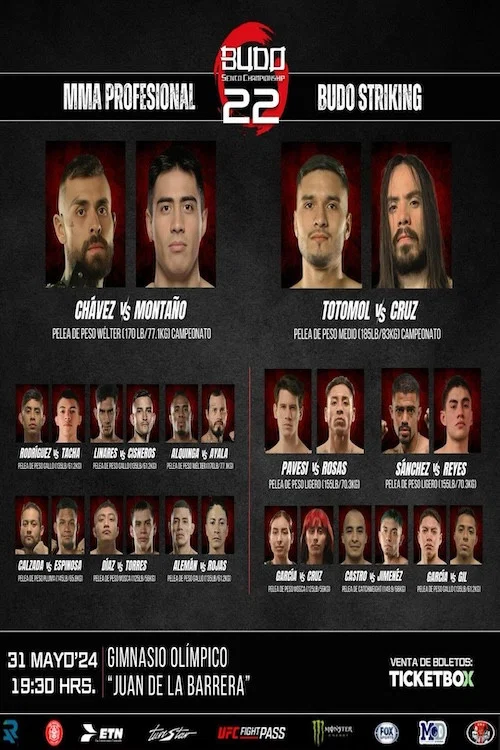 Budo Sento Championship 22 постер