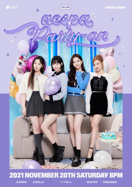 XR LIVE aespa SPECIAL EVENT "Party-On" постер