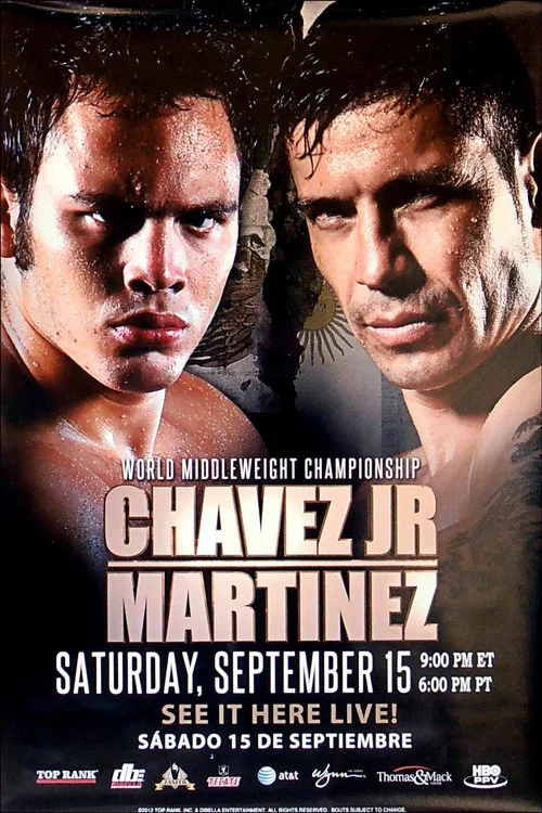Julio Cesar Chavez Jr. vs. Sergio Martinez постер