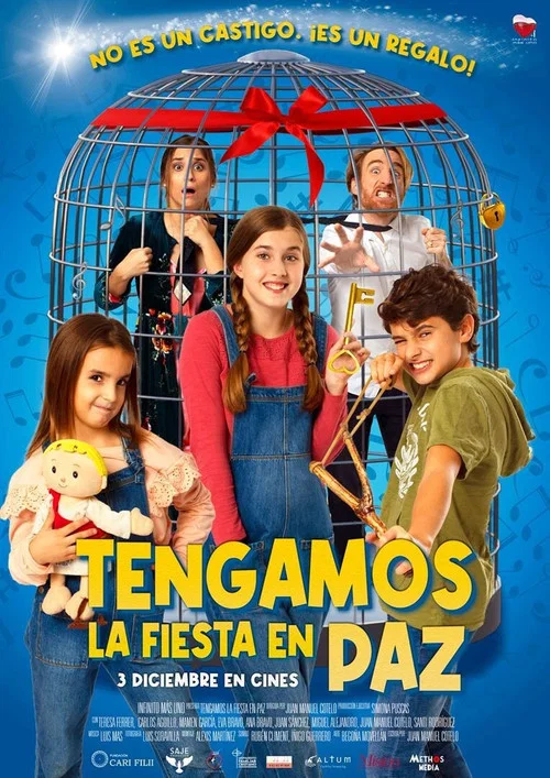 Tengamos la fiesta en paz постер