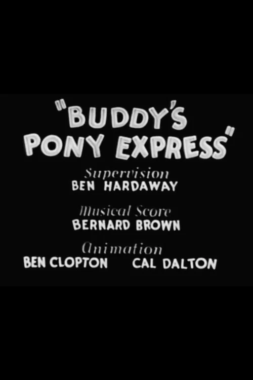 Buddy's Pony Express постер