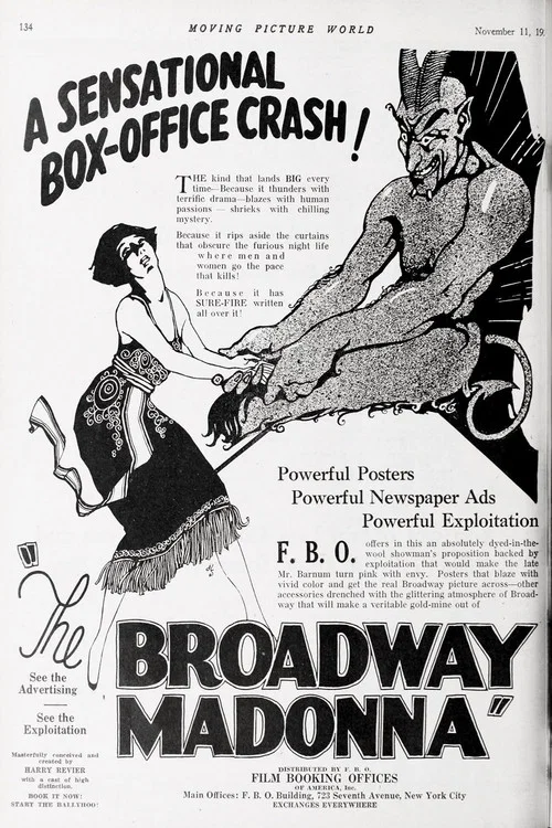 The Broadway Madonna постер