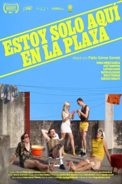 Estoy solo aquí en la playa постер