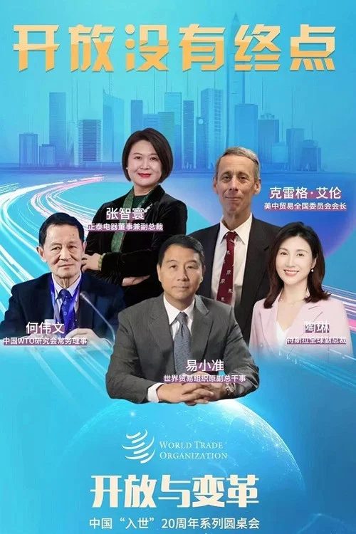 开放与变革—中国入世20周年系列圆桌会 постер