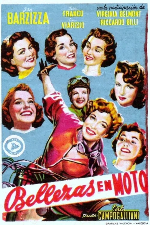 Bellezze in moto-scooter постер