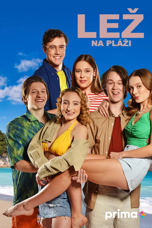 Lež na pláži постер