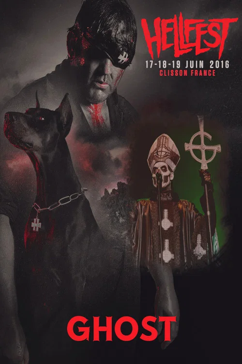 Ghost - Hellfest 2016 постер