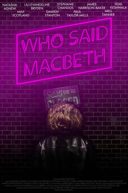 Who Said Macbeth постер