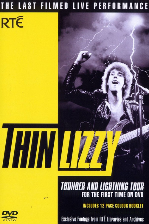 Thin Lizzy: Thunder and Lightning Tour постер