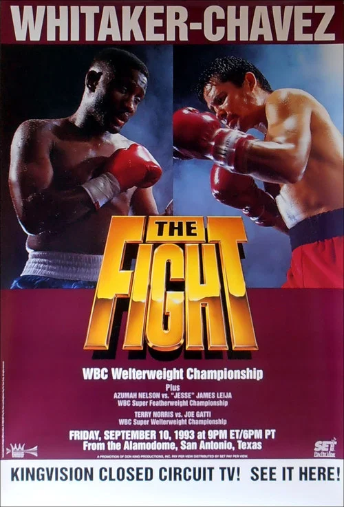 Pernell Whitaker vs. Julio César Chávez постер