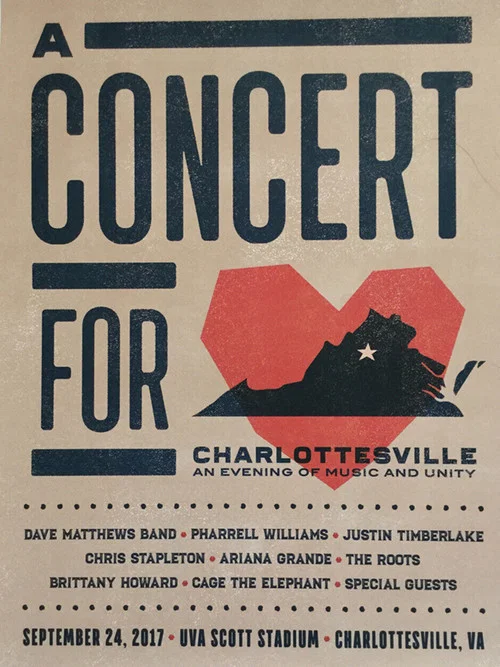 Dave Matthews Band - Concert for Charlottesville постер
