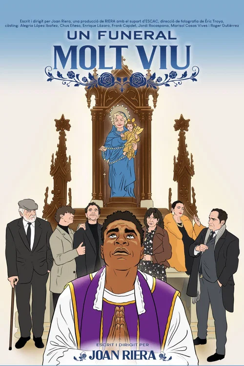 Un funeral molt viu постер
