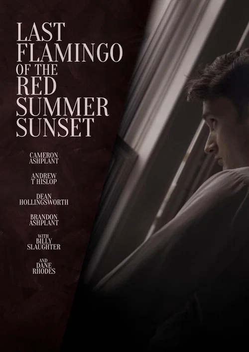 Last Flamingo of the Red Summer Sunset постер