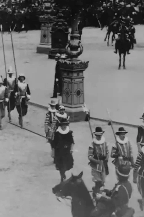 Review of the Royal Netherland Guards in the Costumes of the Middle Ages (Coronation of Wilhelmina Guard of Honor) постер