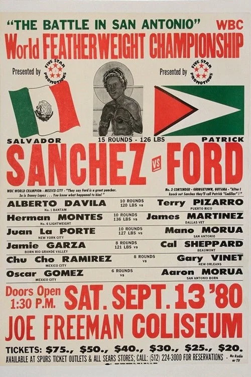 Salvador Sanchez vs. Patrick Ford постер