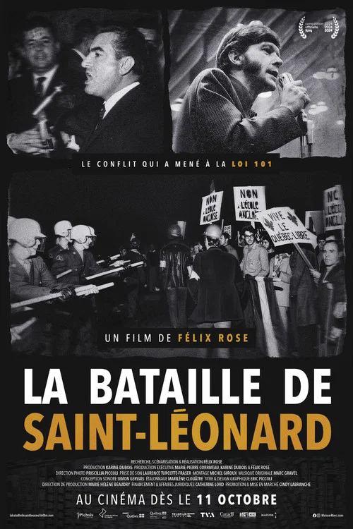 La bataille de Saint-Léonard постер