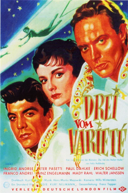 Drei vom Varieté постер