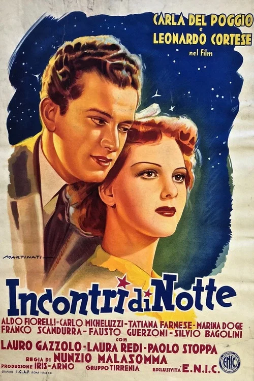 Incontri di notte постер