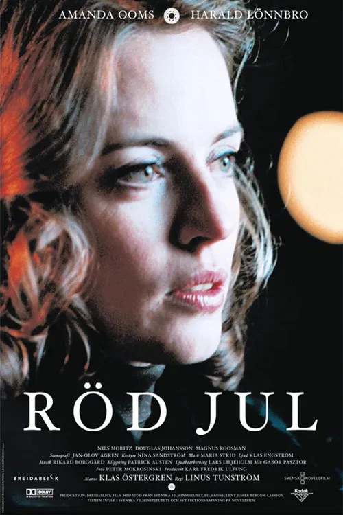 Röd jul постер