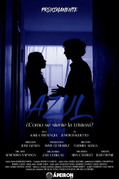 Azul постер