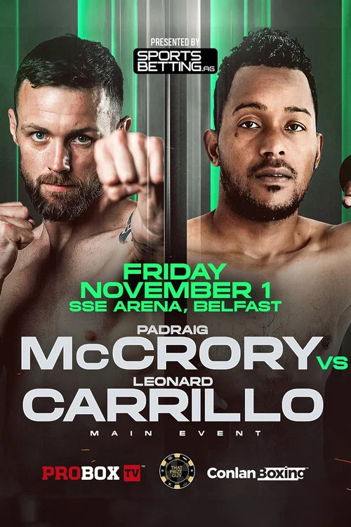 Padraig McCrory vs. Leonard Carrillo постер