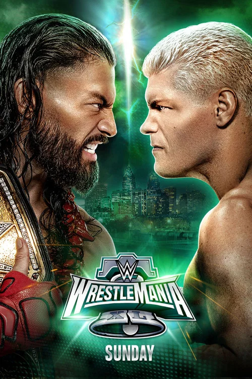 WrestleMania XL Sunday постер