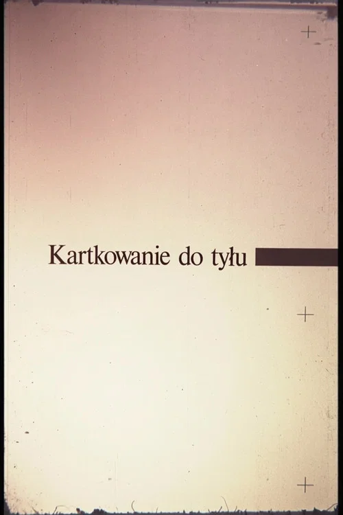 Kartkowanie do tyłu постер