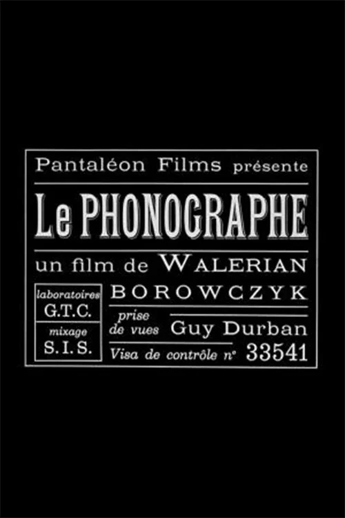 Le phonographe постер