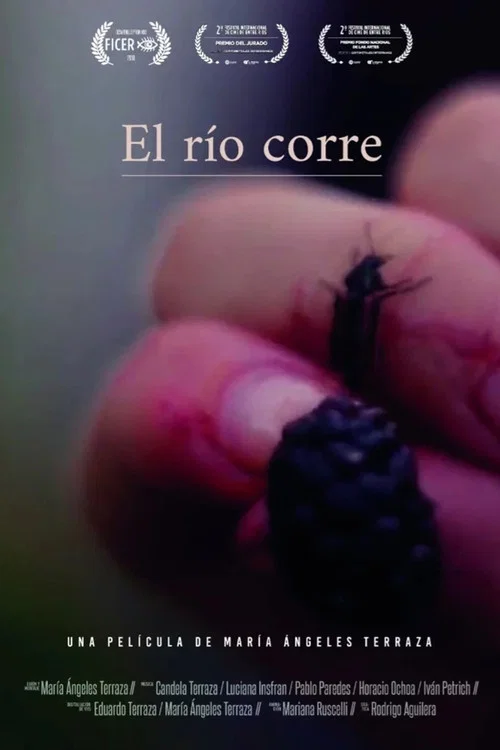El río corre постер
