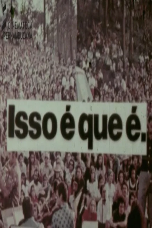 Isso é Que é постер