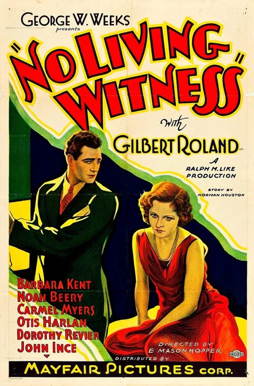 No Living Witness постер