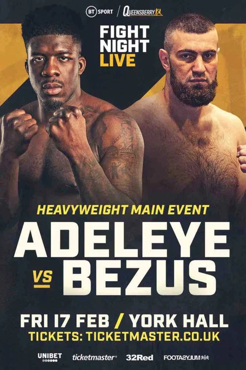 David Adeleye vs. Dmytro Bezus постер