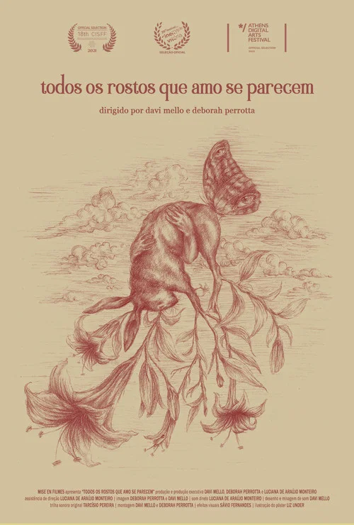 Todos os Rostos que Amo se Parecem постер